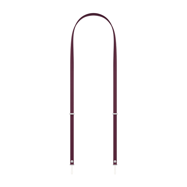 Apple Crossbody-rem – bordeaux