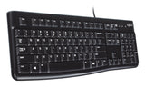 Logitech Keyboard K120 for Business tastatur Universel USB QWERTY Spansk Sort