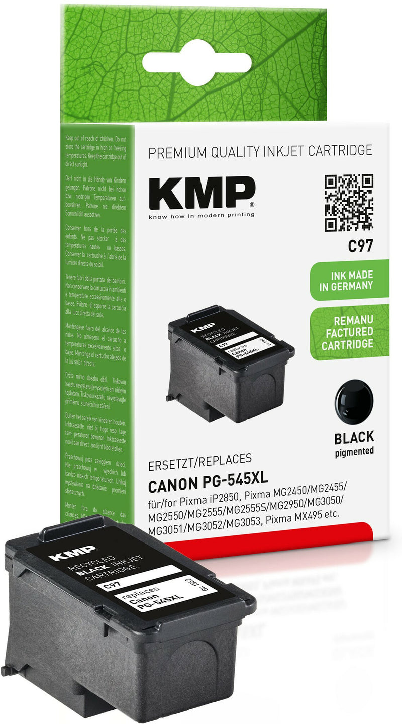 KMP C97 blækpatron Sort