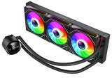 GameMax ICEBURG 360 DIGITAL BK Computerkølesystem Processor Alt-i-en væskekøler 12 cm Sort 1 stk