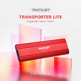 Patriot Memory Transporter Lite 512 GB USB Type-C 3.2 Gen 2 (3.1 Gen 2) Rød