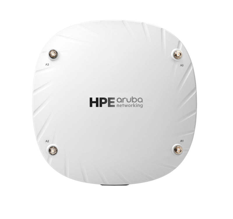 HPE Aruba Networking AP-514 (RW) Dual Radio 4x4/2x2 802.11ax External Antennas Unified Campus AP 5375 Mbit/s Hvid Strøm over Ethernet (PoE)