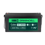 Green Cell AGM12V250AH-J UPS batteri Blybatterier (VRLA) 12 V 250 At