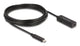 DeLOCK 80028 USB-kabel USB 3.2 Gen 2 (3.1 Gen 2) 5 m USB C 10 Gbit/sek. Sort