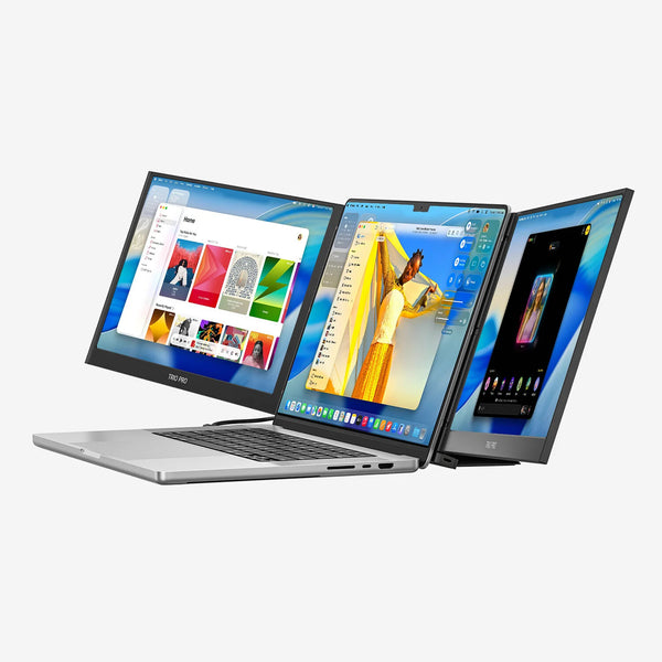 Mobile Pixels Trio 3.0 Pro Bærbar skærm Sort 35,8 cm (14.1") LCD 2240 x 1400 pixel