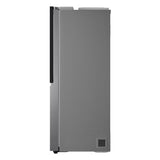 LG InstaView GSXV91PZAE side-by-side køle-fryseskab Fritstående 635 L Sort, Rustfrit stål
