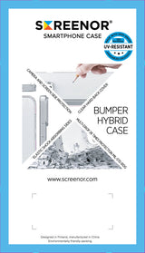 Screenor BUMPER mobiltelefon etui 15,5 cm (6.1") Cover Transparent