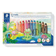 Staedtler Noris buddy 140 Sort, Blå, Brun, Grøn, Magenta, Orange, Rød, Violet, Gul 12 stk