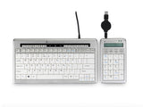 BakkerElkhuizen S-board 840 Numeric numerisk tastatur PC USB Lys grå, Hvid