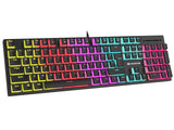 Tracer Unique tastatur Spil USB QWERTY Engelsk Sort