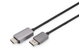 Digitus DB-340305-018-S videokabel adapter 1,8 m DisplayPort HDMI Sort