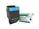 Lexmark 71B2HC0 tonerpatron 1 stk Original Blå