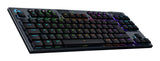 Logitech G G915 X LIGHTSPEED tastatur Spil USB + RF Wireless + Bluetooth QWERTY Nordisk Sort