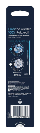 Oral-B iO Ultimate Clean 16262903 børstehoved til elektrisk tandbørste 2 stk Sort