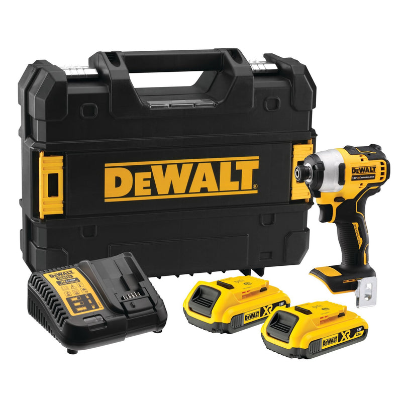 DeWALT DCF809D2T 3200 rpm Sort, Gul
