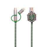 Thumbs Up 1002654 USB-kabel 1 m USB A Micro-USB B Grøn, Grå