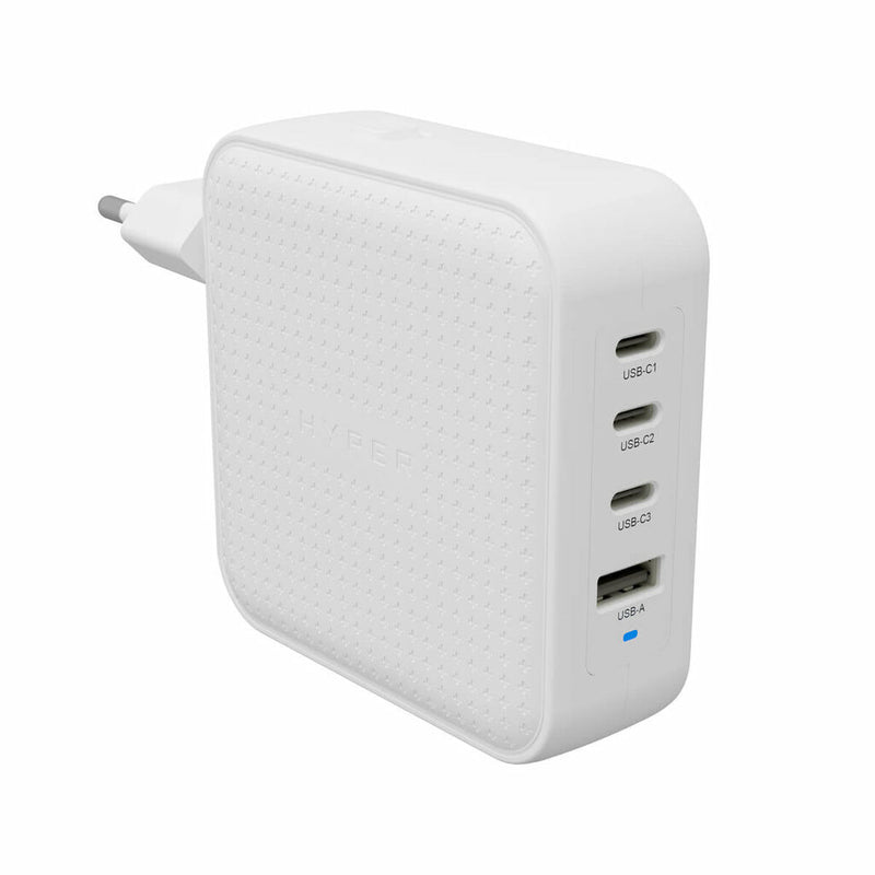 HYPER HJ1002WHWWGL oplader til mobil enhed Laptop, Smartphone, Tablet Hvid Vekselstrøm Hurtig opladning Indendørs