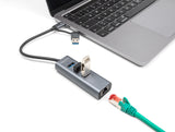 DeLOCK 64282 dockingstation Ledningsført USB 3.2 Gen 1 (3.1 Gen 1) Type-C Grå