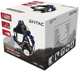 Entac EHL-ZOOM-5W-ALU lommelygte Sort Hovedbånd lommelygte LED