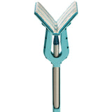 Leifheit 57023 rengøringsmoppe Fiber Aluminium, Turkis