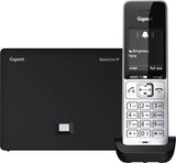 Gigaset BasicLine IP + COMFORT 500HX DECT telefon Nummervisning Sort, Sølv
