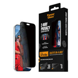 PanzerGlass ® 2-Way Privacy Skærmbeskyttelse iPhone 18 Pro Max | Ultra-Wide Fit m. FASTFIT IN-A-BOX