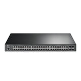 TP-Link JetStream TL-SG3452XP netværksswitch Administreret L2+ Gigabit Ethernet (10/100/1000) Strøm over Ethernet (PoE) 1U Sort