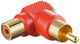 Goobay 11686 kabel kønsskifter RCA Rød