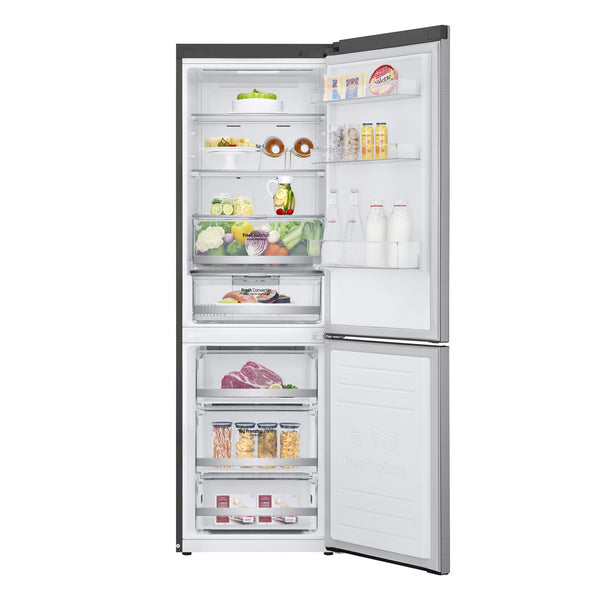 LG GBB71PZDMN Fritstående 341 L Sølv