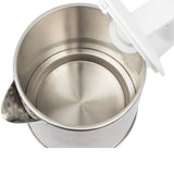 Clatronic WKS 3692 elkedel 1,5 L 2200 W Rustfrit stål, Hvid