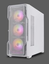 Nanoxia DS-9ARGB-W computeretui Midi Tower Hvid