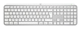 Logitech Master MX Keys S for Mac tastatur Kontor RF trådløs + Bluetooth AZERTY Fransk Aluminium, Hvid