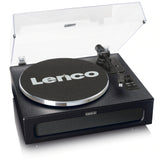 Lenco LS-430BK pladespiller Bæltedrevet pladespiller Sort