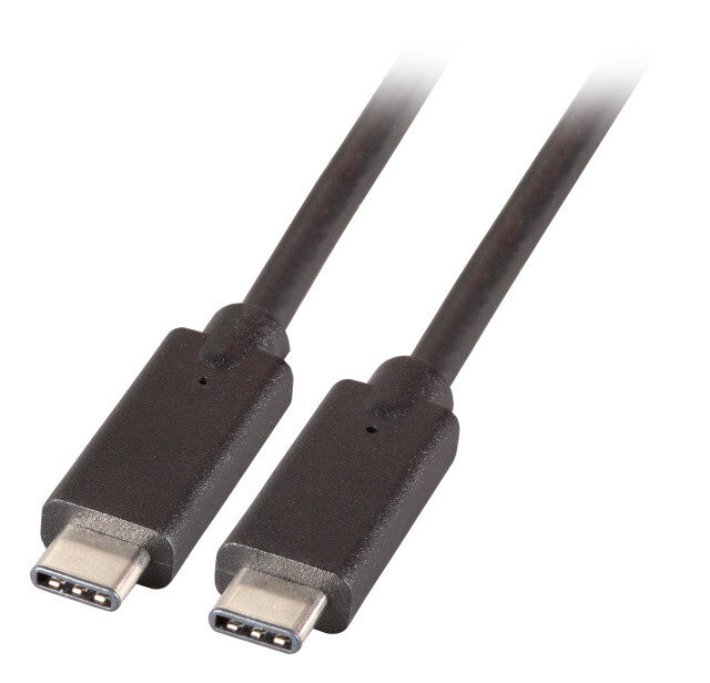 EFB Elektronik K5283-5ASW.0,5 USB-kabel USB4 Gen 2x2 0,5 m USB C 20 Gbit/sek. 100 W Sort