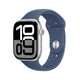 Apple Watch Series 10 OLED 46 mm Digital 416 x 496 pixel Berøringsskærm Sølv Wi-Fi GPS (satellit)