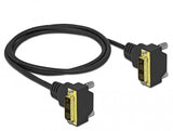 DeLOCK 85905 DVI kabel 1 m DVI-D Sort