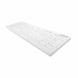Contour Design AK-C8112F tastatur Medicinsk RF trådløst Tysk Hvid