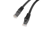 Lanberg PCU6-10CU-0100-BK netværkskabel Sort 1 m Cat6 U/UTP (UTP)
