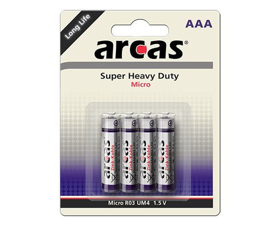 Arcas 107 00403 Engangsbatteri AAA Zink-carbon