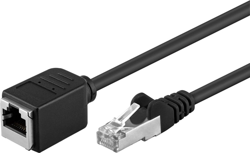 Goobay 91883 netværkskabel Sort 3 m Cat5e F/UTP (FTP)
