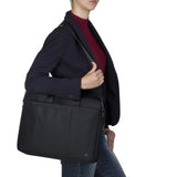 Rivacase Biscayne 39,6 cm (15.6") Brevtaske Sort