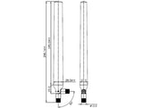 DeLOCK 88991 antenne Omniretningsbestemt antenne RP-SMA 9 dBi
