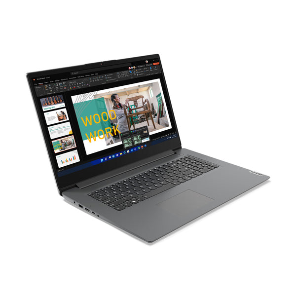 Lenovo V17 G4 IRU Intel® Core™ i5 i5-13420H Laptop 43,9 cm (17.3") Fuld HD 16 GB DDR4-SDRAM 512 GB SSD Wi-Fi 6 (802.11ax) Windows 11 Pro Tysk Grå