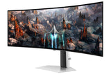 Samsung G93SC computerskærm 124,5 cm (49") 5120 x 1440 pixel Dual QHD OLED Sølv