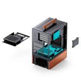 Jonsbo T7 Midi Tower Sort, Træ