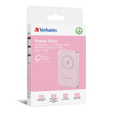Verbatim Charge 'n' Go Lithium polymer (LiPo) 10000 mAh Trådløs opladning Lyserød