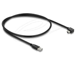 DeLOCK 81650 USB-kabel USB 2.0 2 m USB A Mini-USB B 0,48 Gbit/sek. Sort