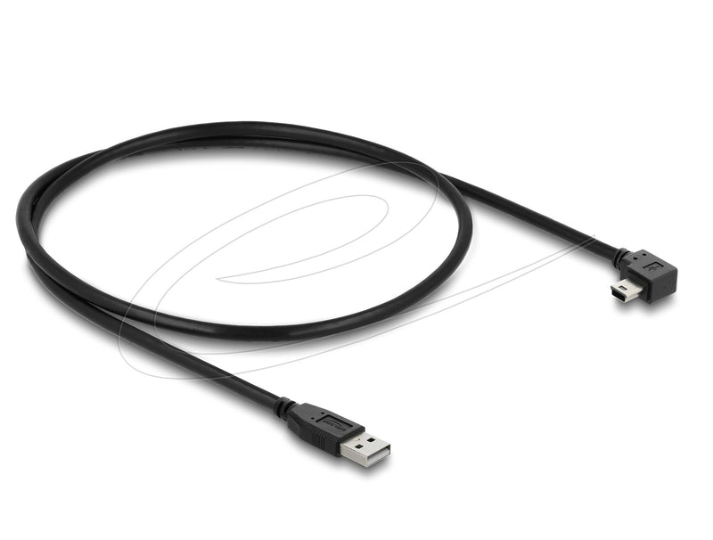 DeLOCK 81650 USB-kabel USB 2.0 2 m USB A Mini-USB B 0,48 Gbit/sek. Sort