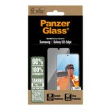 PanzerGlass ® Skærmbeskyttelse Samsung Galaxy S25 Edge | Ultra-Wide Fit m. EasyAligner