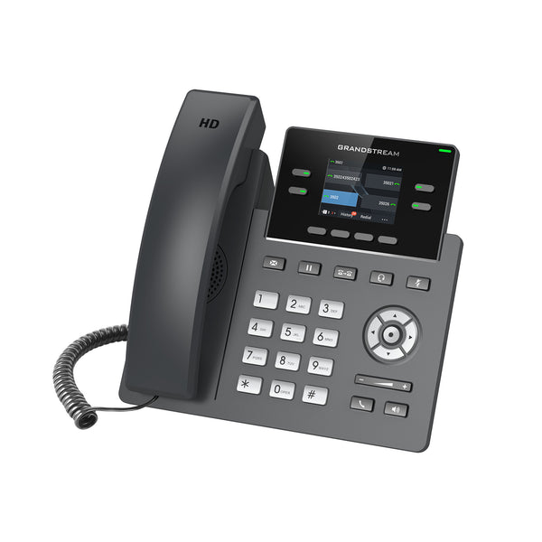 Grandstream Networks GRP2612W IP-telefon Sort 2 Linier TFT Wi-Fi